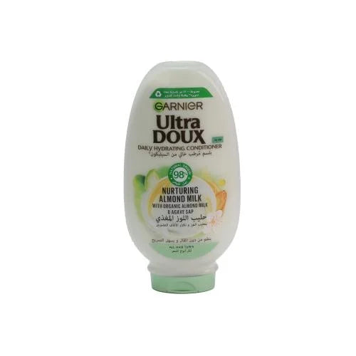 Garnier Ultra Doux Nourishing Almond Milk Conditioner  - 360ml | غارنييه الترادو بلسم معش بحليب اللوز - 360 مل