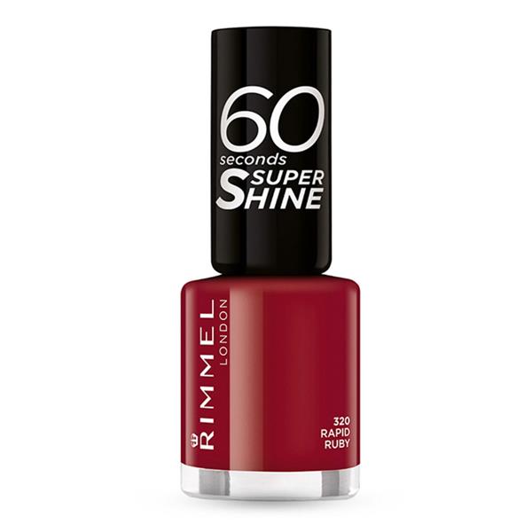 RIMMEL 60 Seconds Super Shine Nail - 8ml | ريميل صبغ اظافر سوبر شاين - 8 مل