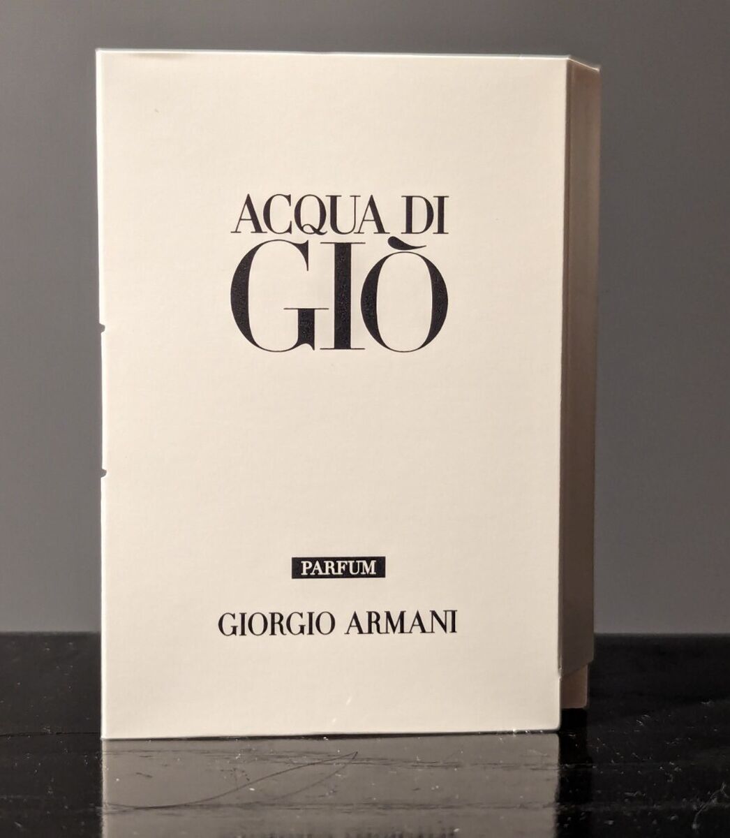 Giorgio Armani Sample Acqua Di Gio PARFUM - 1.2ml  | جورجيو ارماني عينة عطر اكو دي جيو برفان للرجال - 1.2  مل