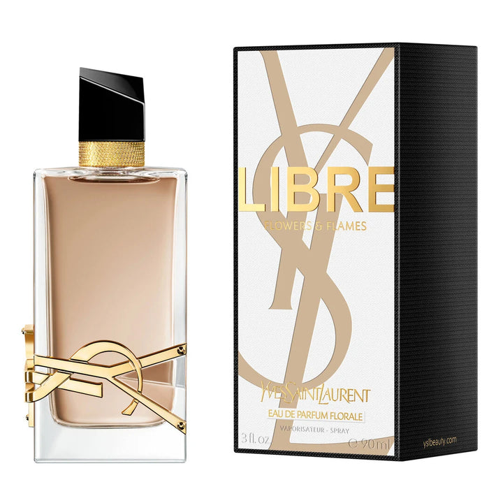 YSL Libre Flowers & Flames Edp - 90ml | ايف سان لوران عطر ليبر فلاورز آند فلامز أو دو بارفان للنساء - 90 مل
