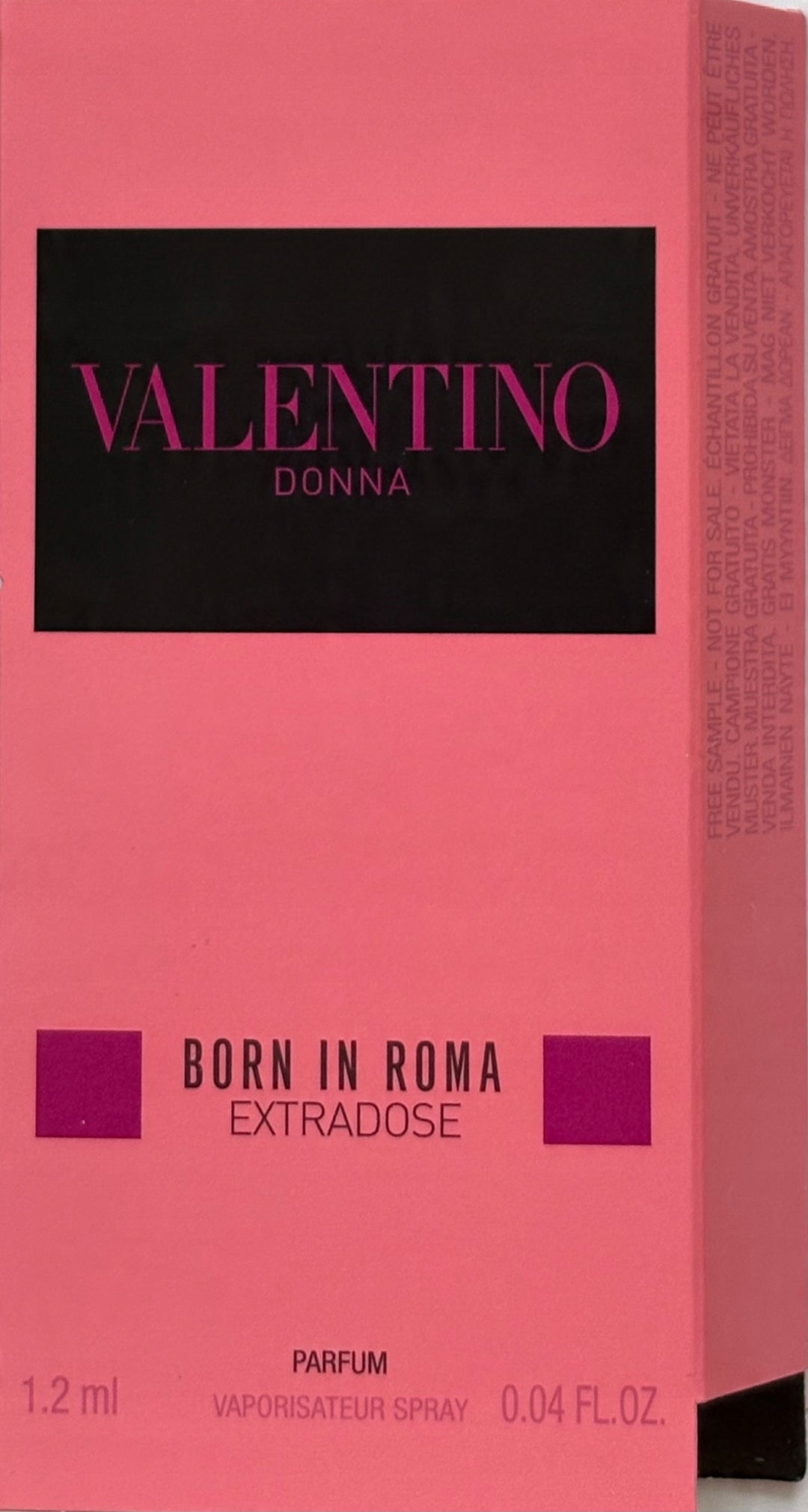 Sample Valentino Donna Born in Roma Extradose - 1.2ml   | عينة عطر فالنتينو دونا روما للنساء 1,2 مل