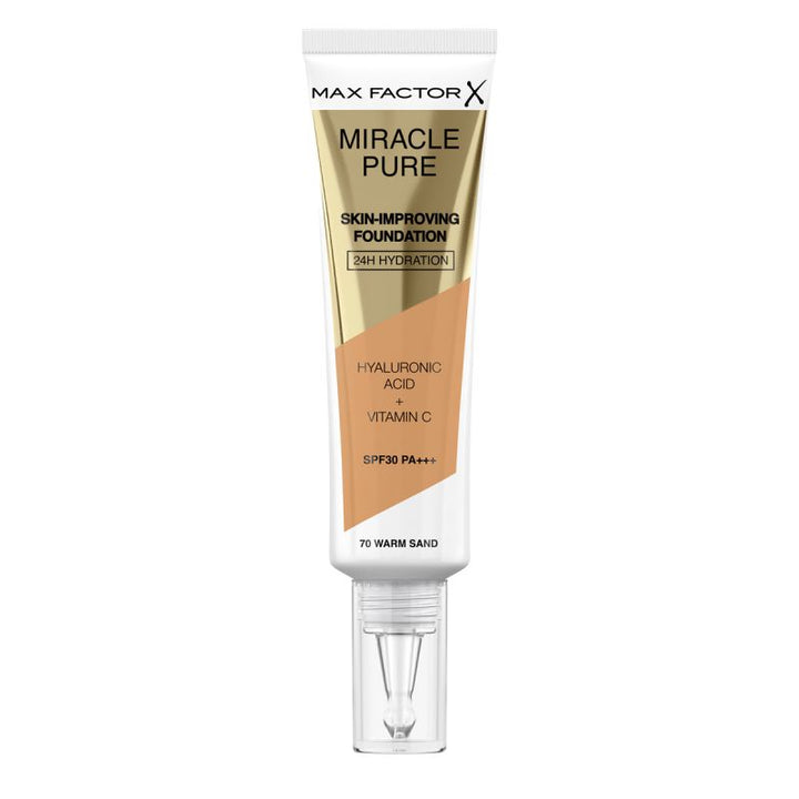 MAXFACTOR MIRACLE PURE foundation SPF30 | ماكس فاكتر كريم أساس مع spf30