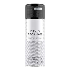 David Beckham Classic Homme  Body Spray 150ml | ديفيد بيكهام كلاسك بخاخ للجسم للرجال - 150 مل
