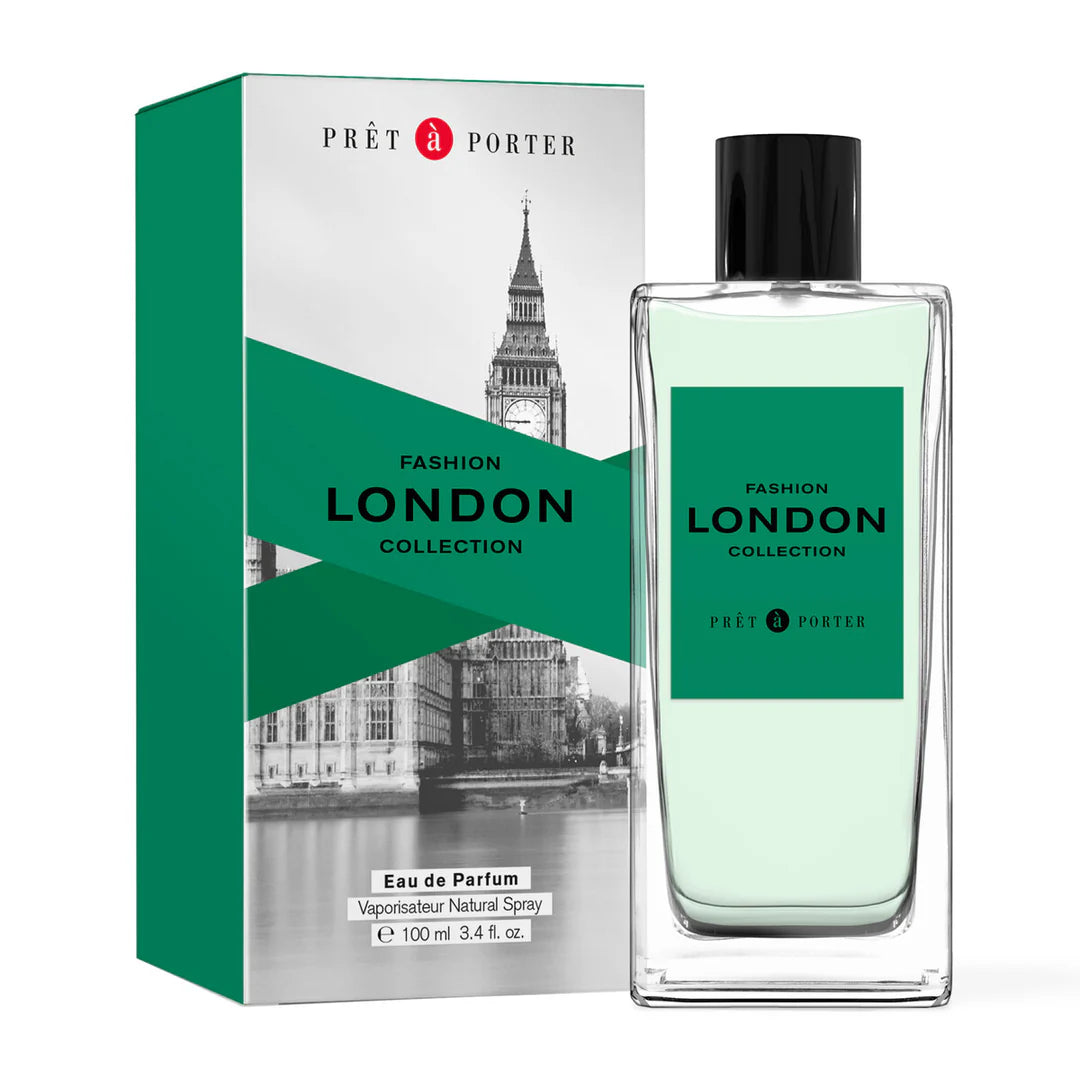 Pret a Porter London Collection Eau de Parfum - 100ml | بريت ا بورتير عطر منعش للنساء و الرجال - 100 مل