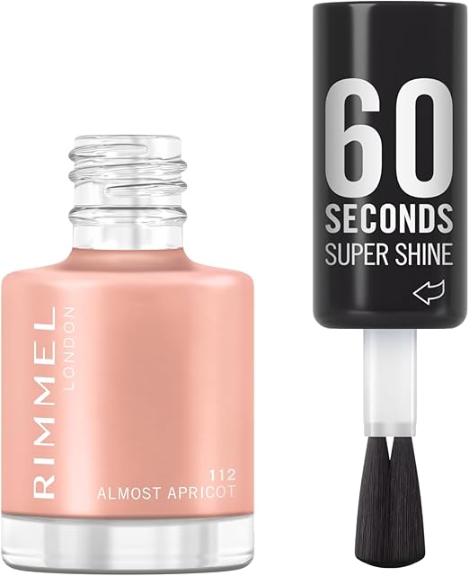 RIMMEL 60 Seconds Super Shine Nail - 8ml | ريميل صبغ اظافر سوبر شاين - 8 مل