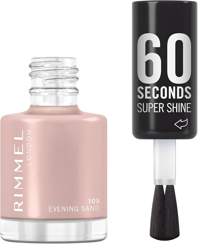 RIMMEL 60 Seconds Super Shine Nail - 8ml | ريميل صبغ اظافر سوبر شاين - 8 مل