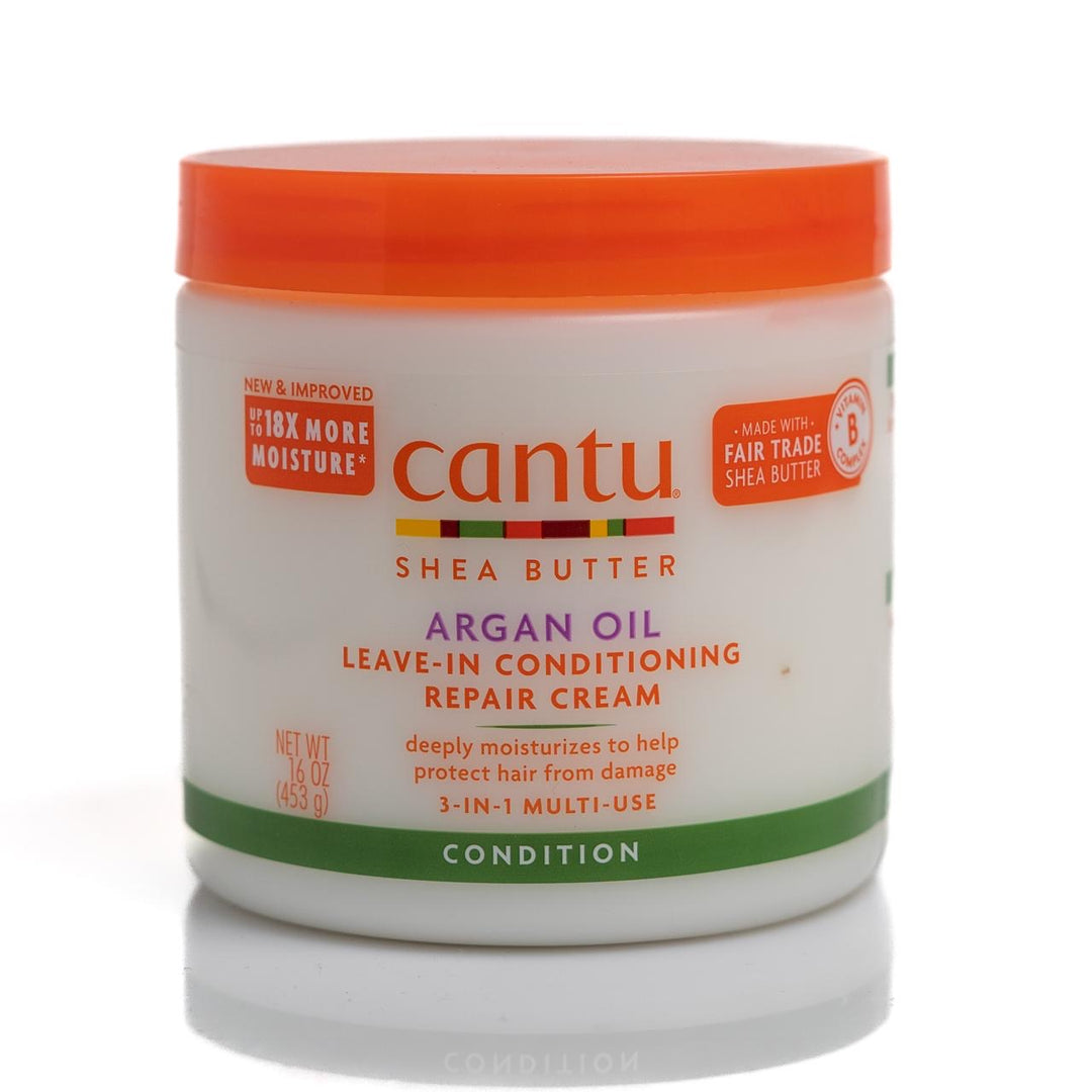 Cantu Shea Butter Leave-In Conditioning Repair Cream - 453g | كانتو كريم ليف ان بزبدة الشيا - 453 غرام