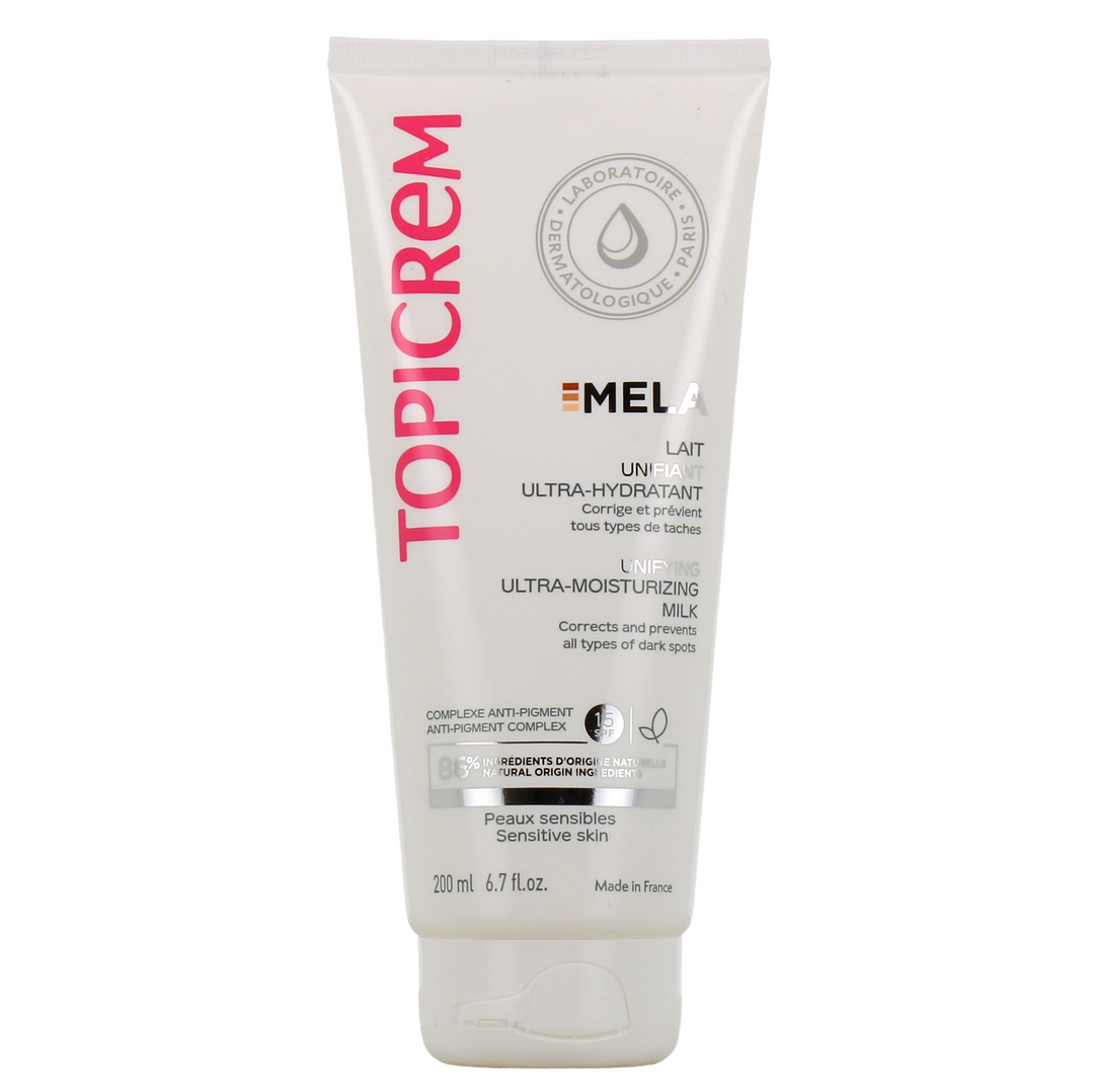 TOPICREM Mela Ultra-Moisturizing Milk - 200ml | توبيكريم حليب مرطب للجسم و مضاد للتصبغات - 200 مل