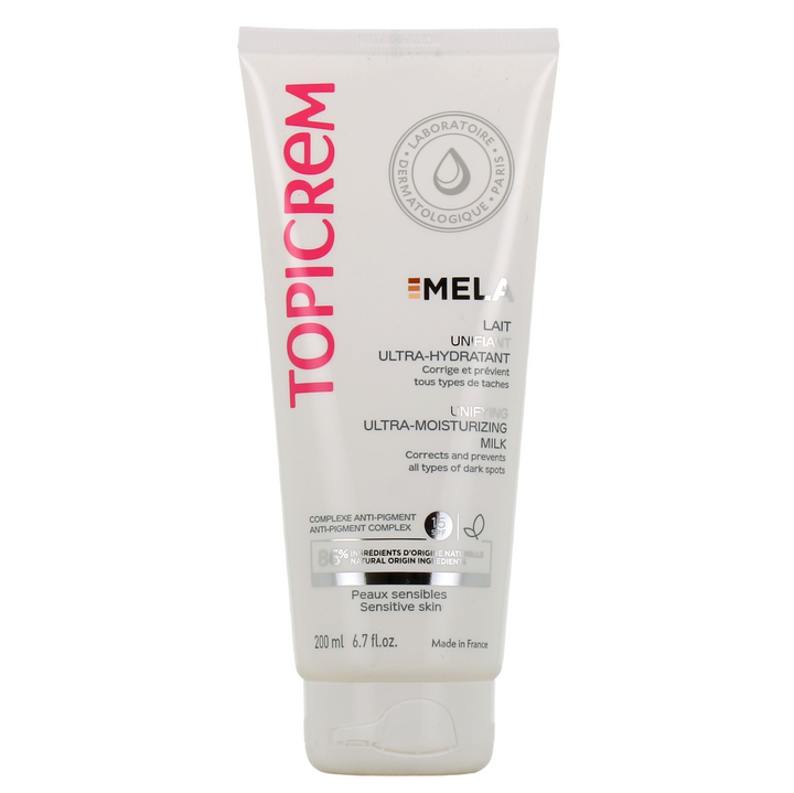 TOPICREM Mela Ultra-Moisturizing Milk - 200ml | توبيكريم حليب مرطب للجسم و مضاد للتصبغات - 200 مل
