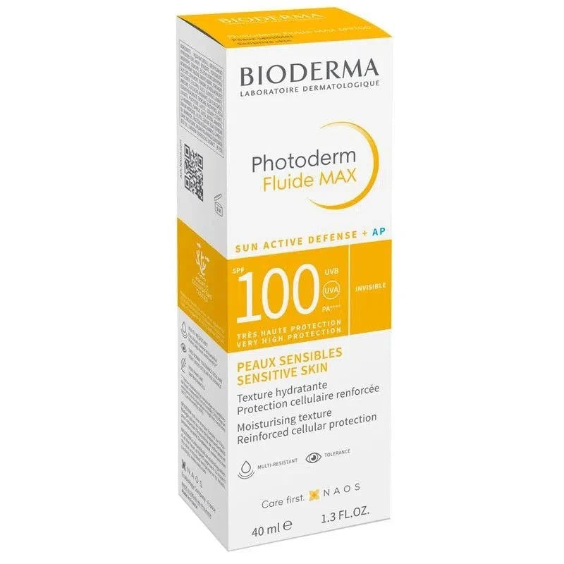 BIODERMA Photoderm Fluide max Sun Active Defense +AP - 40ml | بيوديرما كريم واقي شمسي - 40 مل