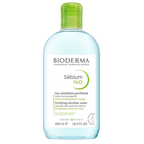 BIODERMA Sebium H2O Purifying Micellar Water - 500ml | بيوديرما مزيل مكياج ميسيلار - 500 مل