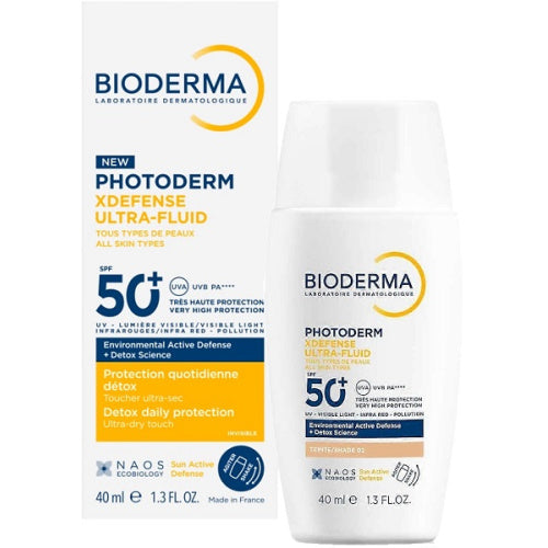 Photoderm XDefense Ultra-Fluid - 40ml | بيوديرما كريم واقي شمسي خفيف مع لون - 40 مل