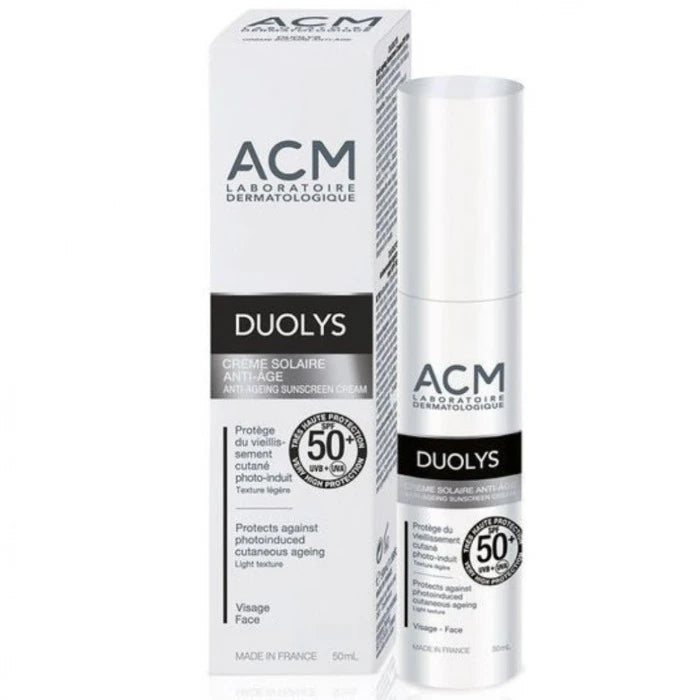 ACM Anti-Aging SPF+50 Sunscreen Cream - 50ml | اي سي ام كريم واقي من الشمس مضاد للشيخوخة  - 50 مل