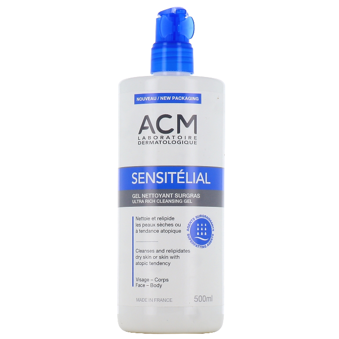 ACM Sensitelial Surgras Cleansing Gel - 500ml | اي سي ام غسول للوجه و الجسم - 500 مل