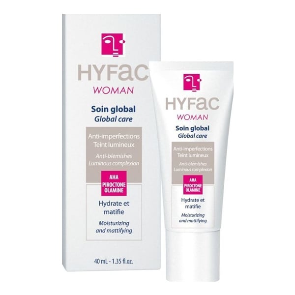 HYFaC Woman Global Care Moisturizing & Mattifying Face Cream -40ml | ايفاك كريم مرطب للوجه مع تأثير مات - 40 مل