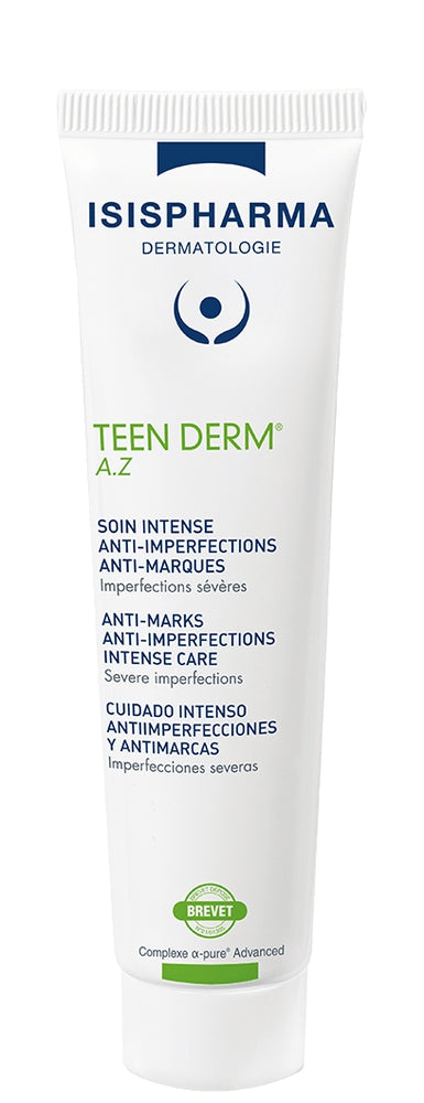 ISIS PHARMA TEEN DERM AZ CREAM - 30 ML | ايزيس فارما كريم معالج للحبوب و اثارها و التصبغات - 30 مل