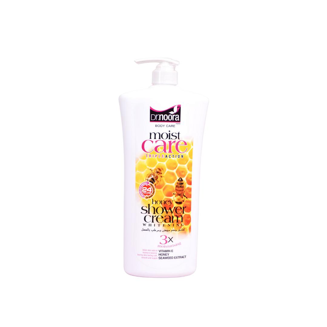 Dr.Noora Moist Care Honey Shower Cream - 1100ml | د .نورا جل الاستحمام بالعسل - 1100 مل
