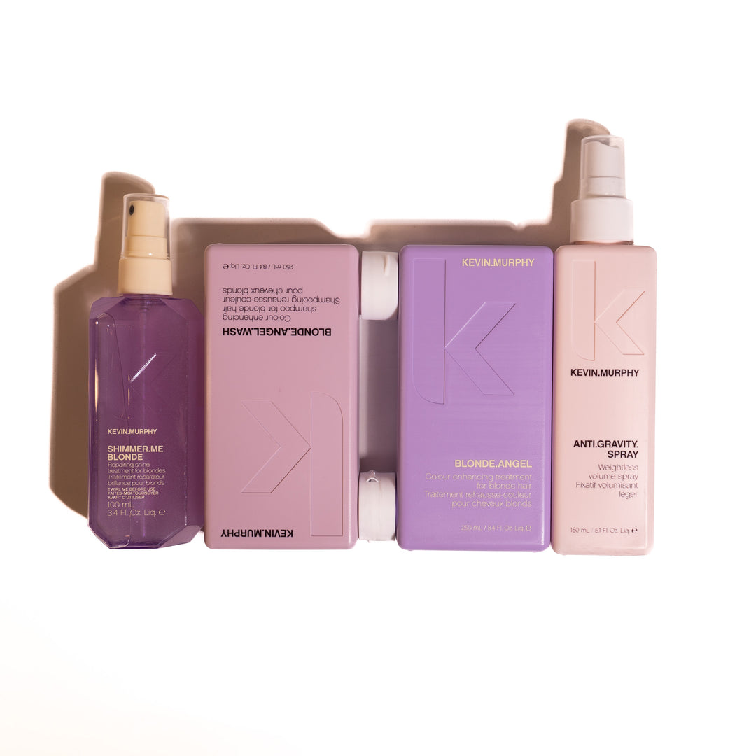 KEVIN.MURPHY Blond Bag - 4pcs | كيفن ميرفي مجموعة للعناية بالشعر الأشقر - 4 قطع