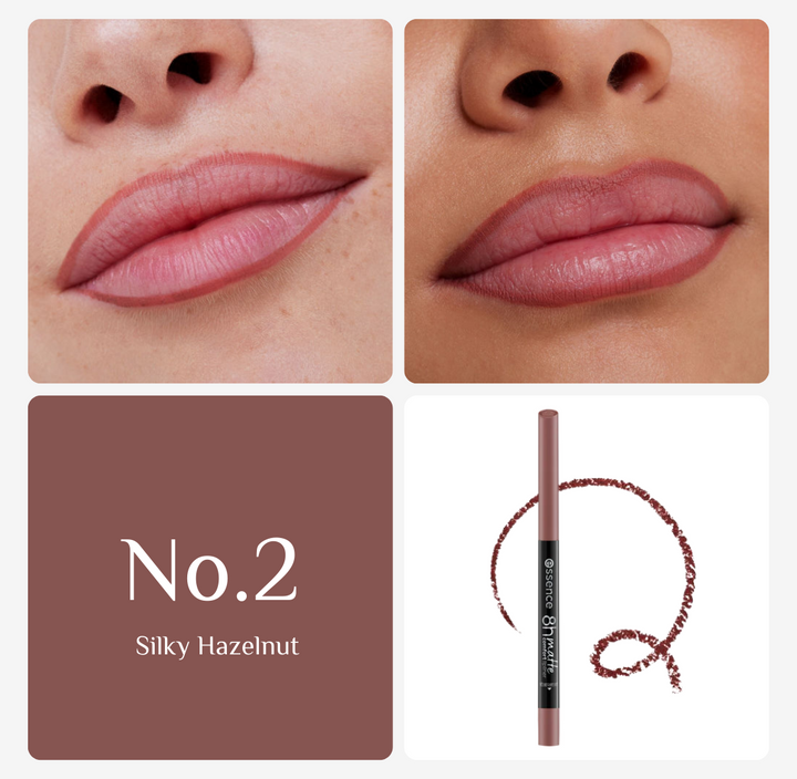 Essence 8H Matte Comfort Lipliner | ايسنس محدد شفاه مات