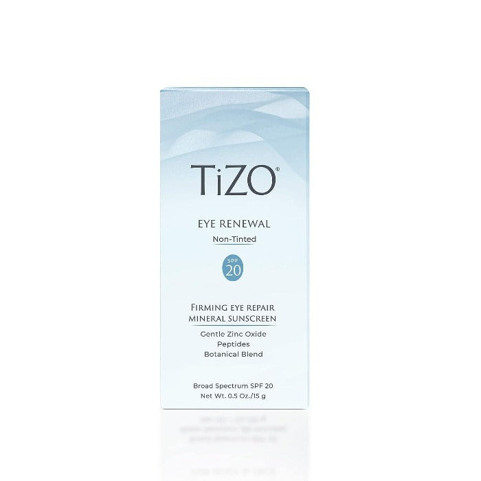 Tizo Eye Renewal Non-Tinted Sunscreen SPF20 - 15g | تايزو كريم مجدد واقي شمسي لمحيط العين مع عامل حماية من الشمس 20 - 15 غرام