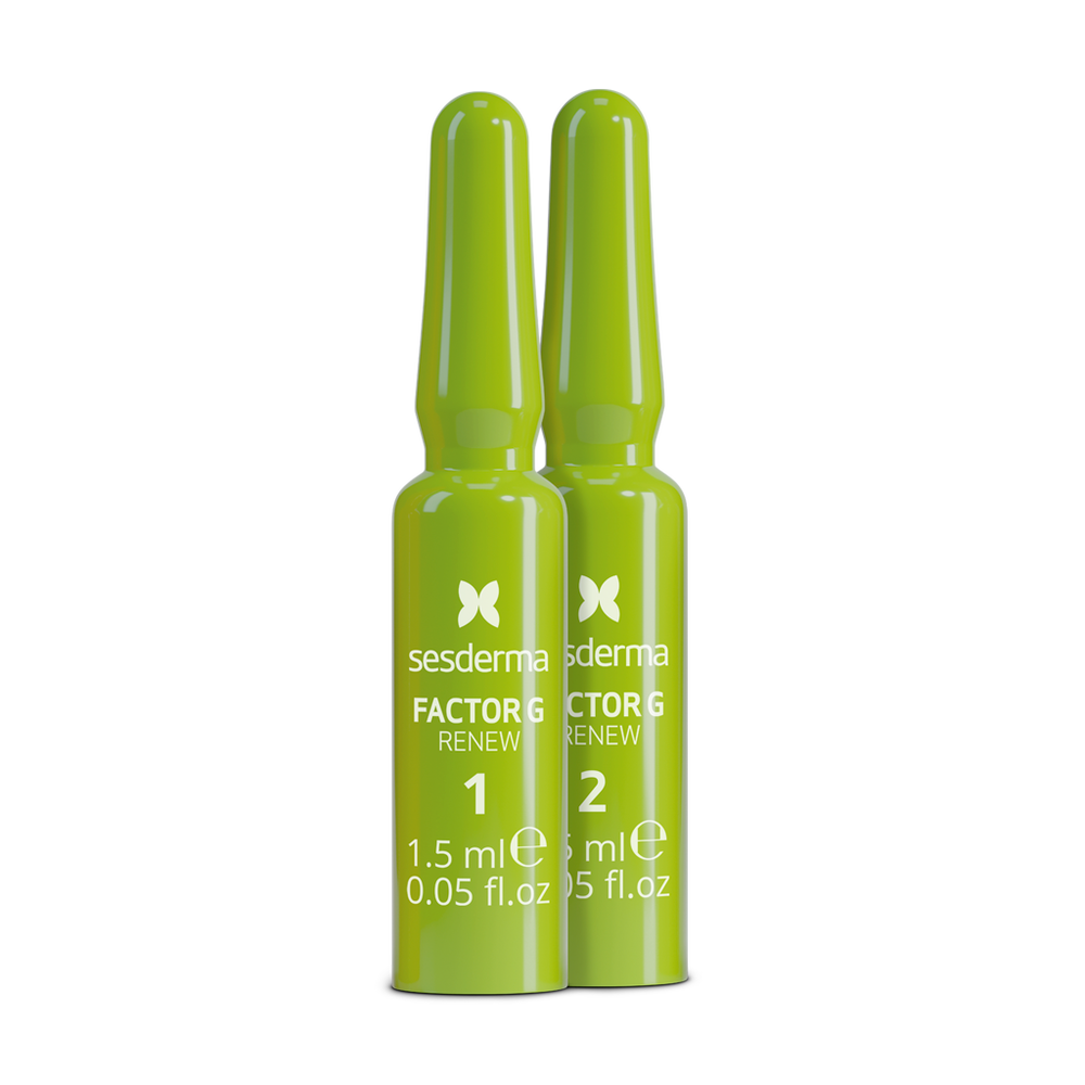 Sesderma FACTOR G RENEW Bio-stimulating Ampoules. - 7pcs - 2ml | سيسديرما امبولات لتجديد البشرة - ٧ قطع - ٢ مل