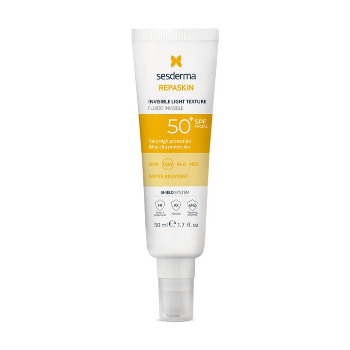Sesderma Repaskin Invisible Light Texture  50SPF - 50ml | سيسديرما واقي شمسي سائل spf50+ - 50 مل