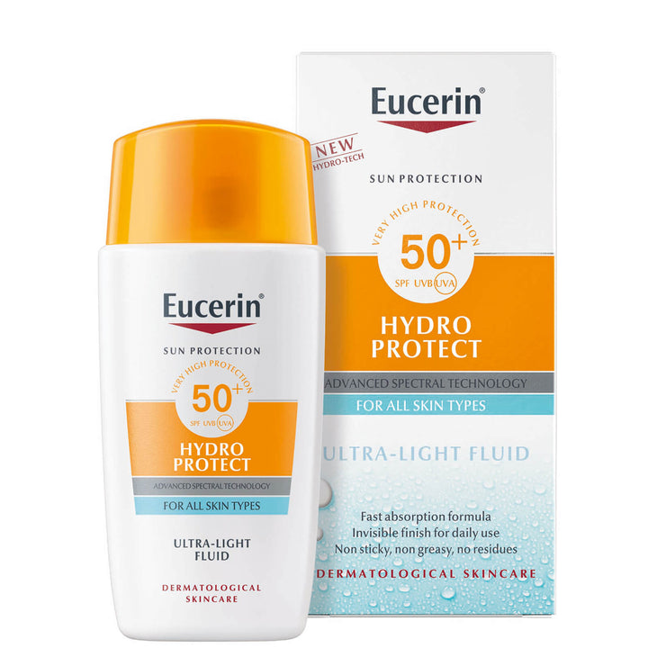 Eucerin Hydro Protect SPF 50+ - 50ml | يوسيرين واقي شمسي سائل spf50+ - 50 مل
