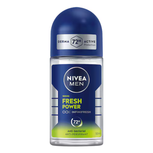 NIVEA Men Fresh Power  Roll-On 50 - ml | نيفيا مزيل تعرق رول للرجال - 50 مل