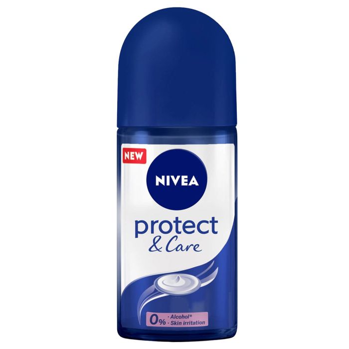 Nivea Protect And Care Deo Roll On - 50 ml| نيفيا رول اونمزيل تعرق -50 مل