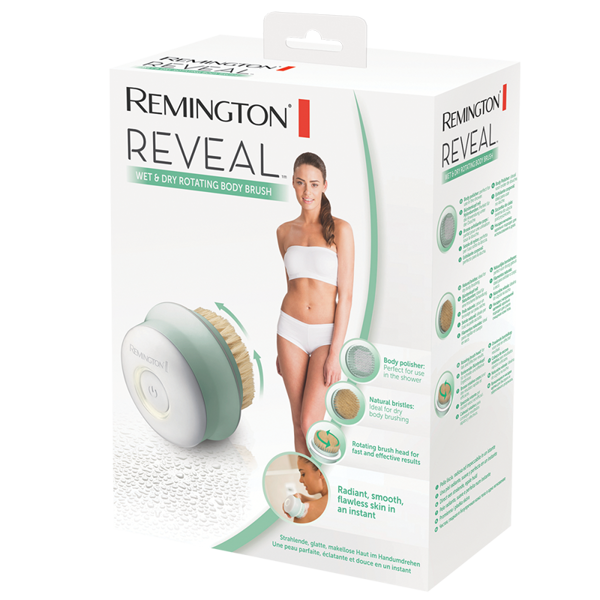 REMINGTON BB1000 Body Brush | ريمنجتون فرشاة الجسم الدوّارة للاستخدام الجاف والرطب