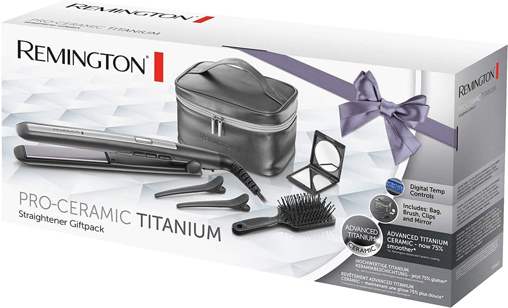 REMINGTON Straightener M Accessories Pro Ceramic Titanium S5506g | ريمنجتون مكواة فرد الشعر