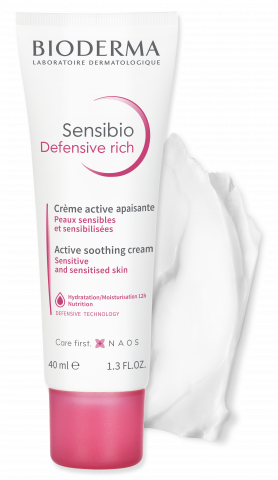 Bioderma Sensibio Rich Soothing Cream - 40ml | بيوديرما كريم مهدئ ومرطب للبشرة الحساسة - 40 مل
