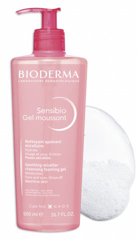 Bioderma Sensibio Cleansing Foaming Gel - 500ml | بيوديرما جل رغوي منظف للبشرة الحساسة - 500 مل