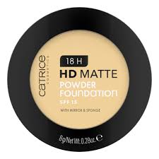 Catrice 18H Hd Matte Powder Foundation - 8g | كاتريس كريم أساس بودرة 18 ساعة بتأثير مطفي - 8 غرام