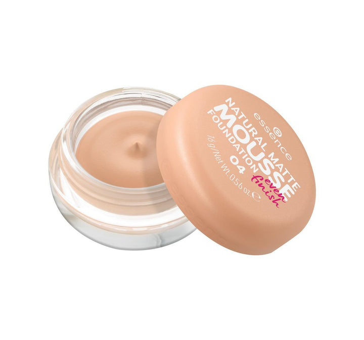 Essence Natural Matte Mousse Foundation - 16g | ايسنس كريم أساس رغوي - 16 غرام