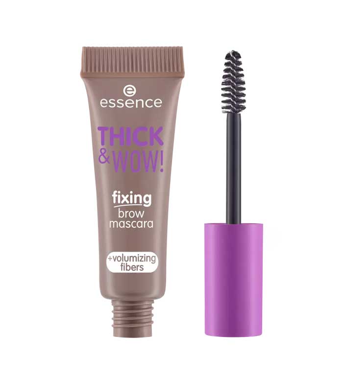 Essence Thick & Wow! Fixing Brow Mascara. No. 01 - 6ml | ايسنس ماسكارا الحواجب رقم 01 - 6 مل