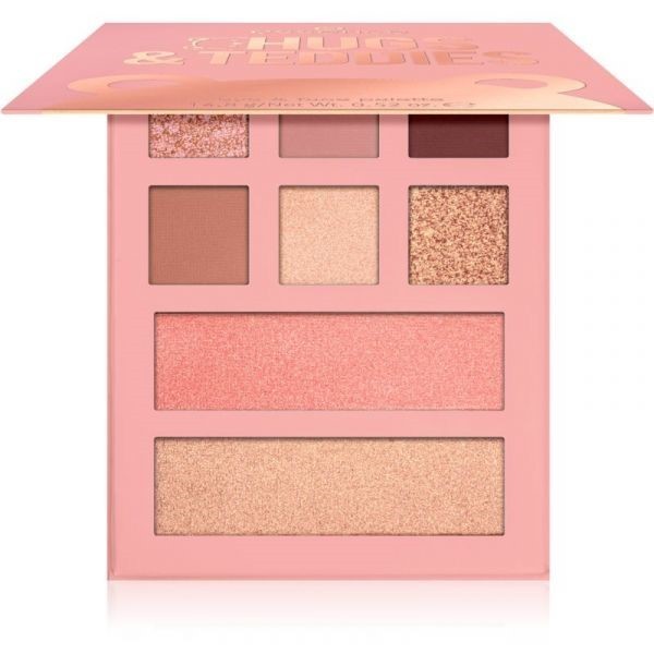 essence HUGS&TEDDIES eye & face palette, blush palette, no. 01 |اسنس باليت للوجه 01