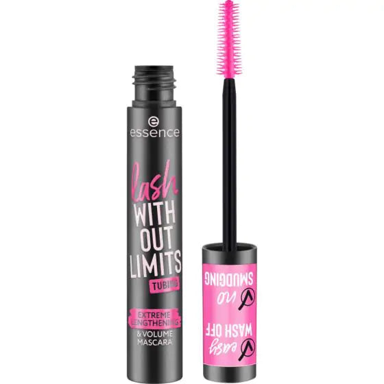 Essence ripsiväri Lash Without Limits Tubing Extra Length 13ml | ماسكارا إيسنس "لاش وذ آوت ليميتس طول إضافي 13 مل