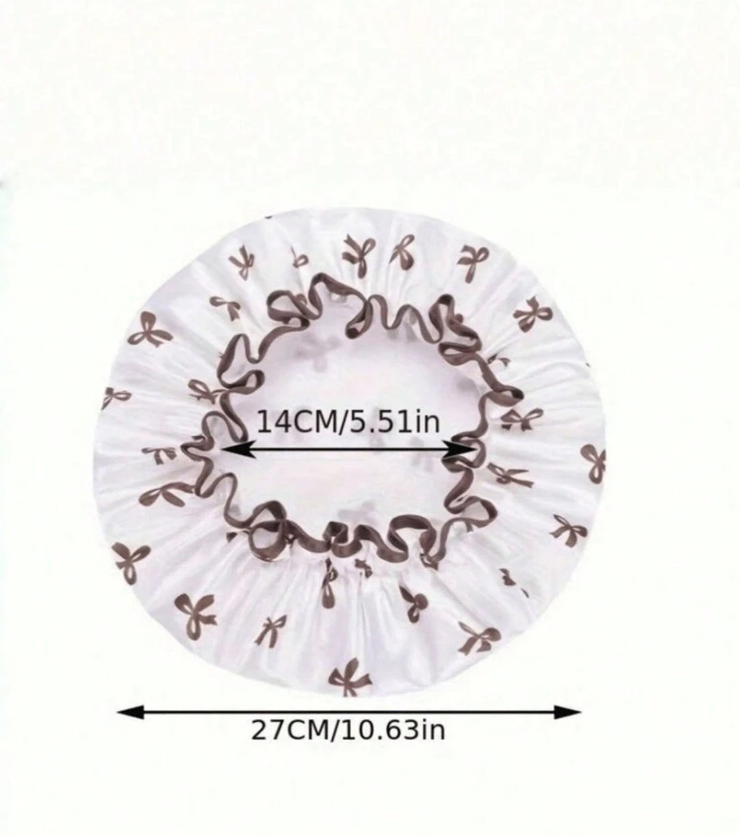 Double-Layer Waterproof Bath Cap _ 1pcs | غطاء استحمام مقاوم للماء ذو طبقتين - قطعة واحدة