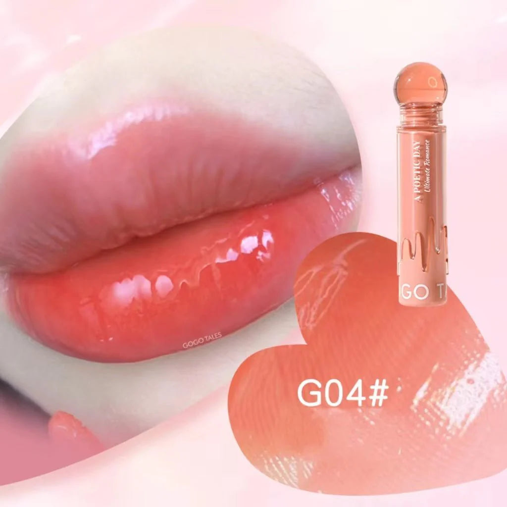 GOGO TALES Small Pink Ball Refrctive Lip Glaze - 3.5g | جوجو تاليس جلوس للشفاه - 3.5 غ