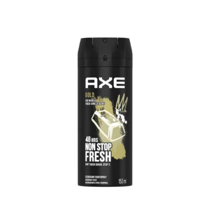 AXE Gold Body Spray for Men - 150ml | اكس ديوداران غولد للرجال - 150 مل