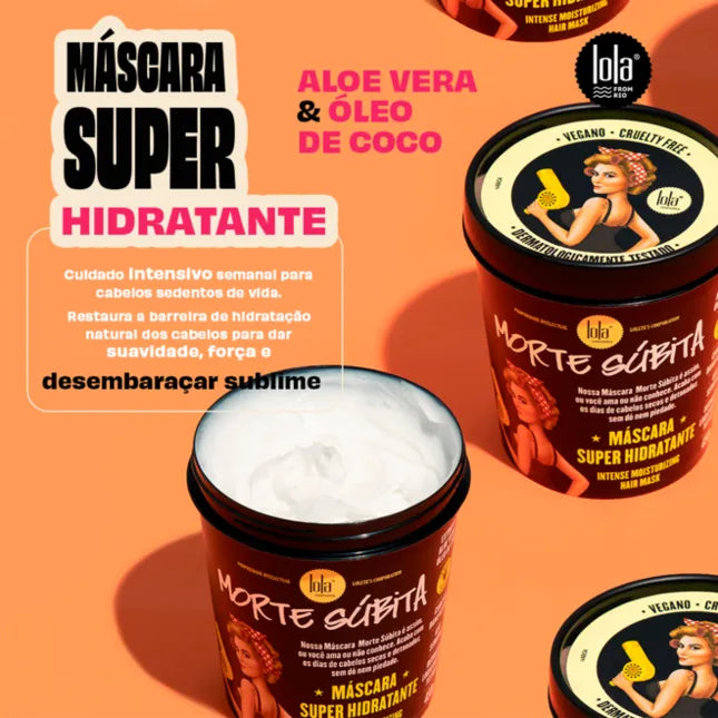 Lola from Rio Morte Súbita Super Hidratante  - 450g | لولا فروم ريو ماسك لترطيب الشعر - 450 غرام