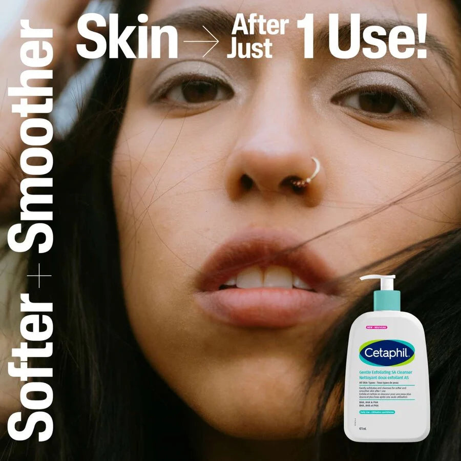 Cetaphil Exfoliating Salicylic Acid Cleanser - 237ml | سيتافيل غسول مقشر لطيف بالساليسيليك اسيد - 237 مل