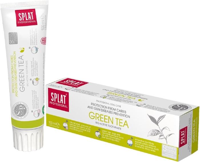 Splat Green Tea Toothpaste - 100ml | سبلات معجون أسنان بالشاي الأخضر - 100 مل