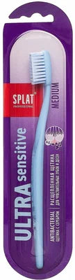 Splat Toothbrush Professional  Sensetive Silver Medium | سبلات فرشاة الأسنان متخصصة الحسية فائقة