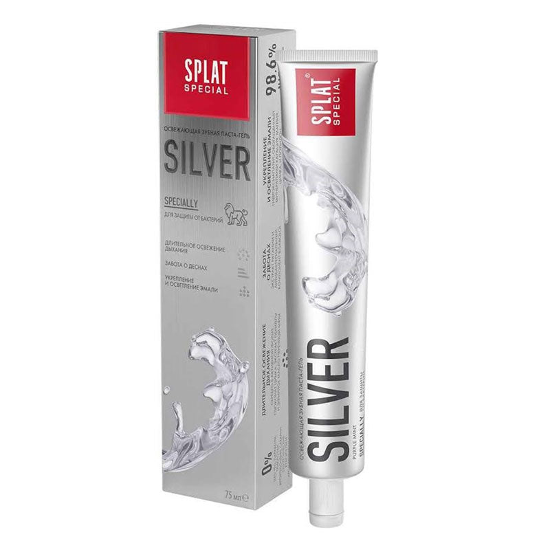 Splat Refreshing Gel Silver Toothpaste - 75ml | سبلات معجون اسنان سيلفر - 75 مل