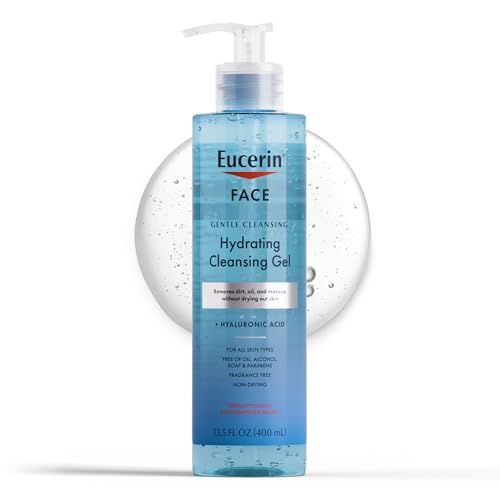 Eucerin Face Gentle Cleansing Hydrating Cleansing Gel - 400ml|   يوسيرين جل التنظيف المرطب اللطيف للوجه-400 مل