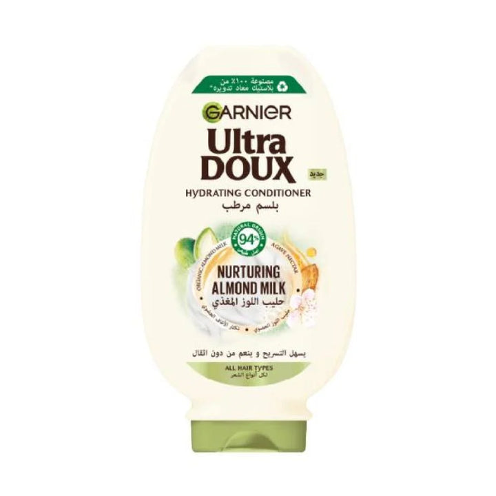 Garnier Ultra Doux Nourishing Almond Milk Conditioner  - 360ml | غارنييه الترادو بلسم معش بحليب اللوز - 360 مل