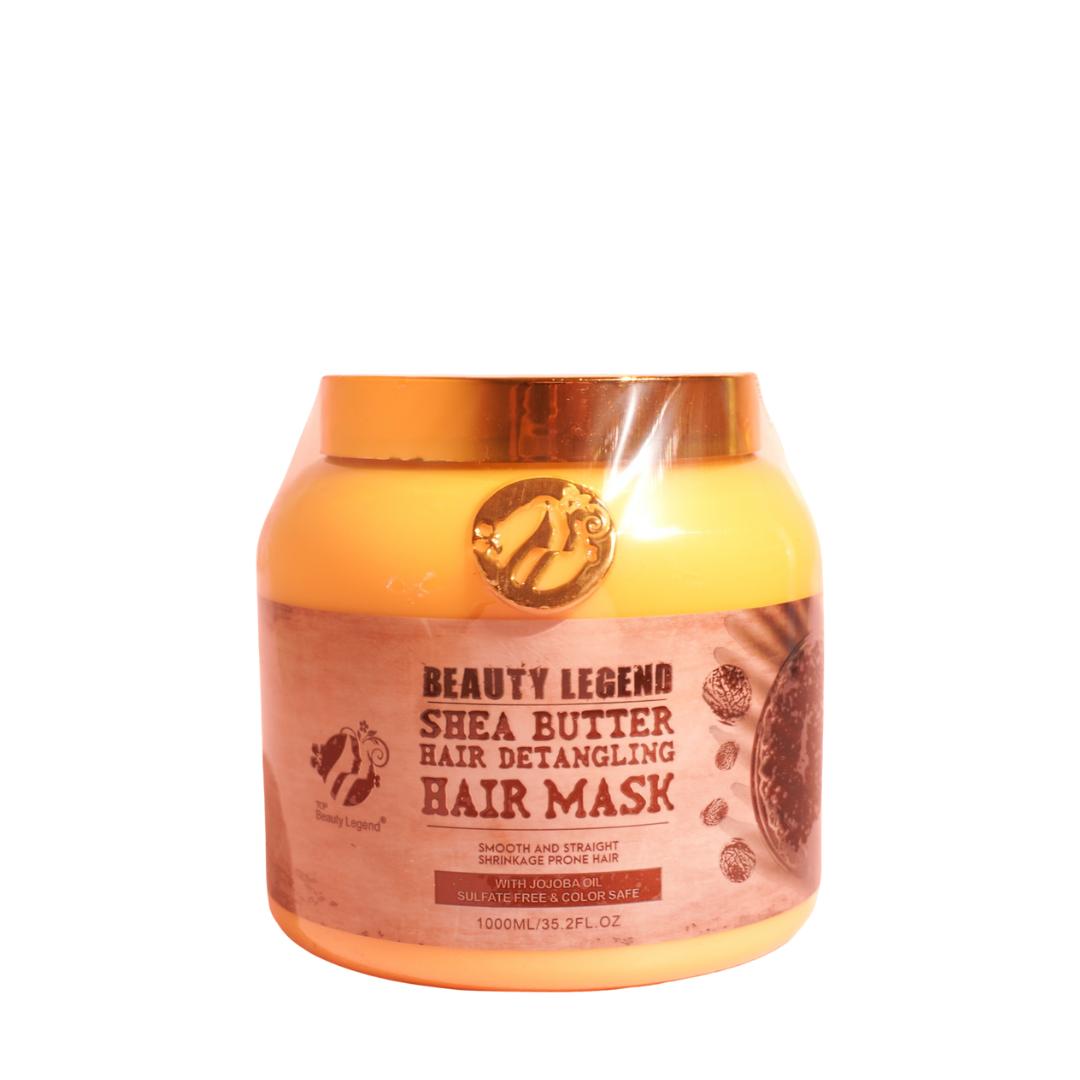 Top Beauty Legend Shea Butter Hair Detangling Hair Mask - 1000ml | اسطورة الجمال ماسك لفك تشابك الشعر بزبدة الشيا - 1000 مل
