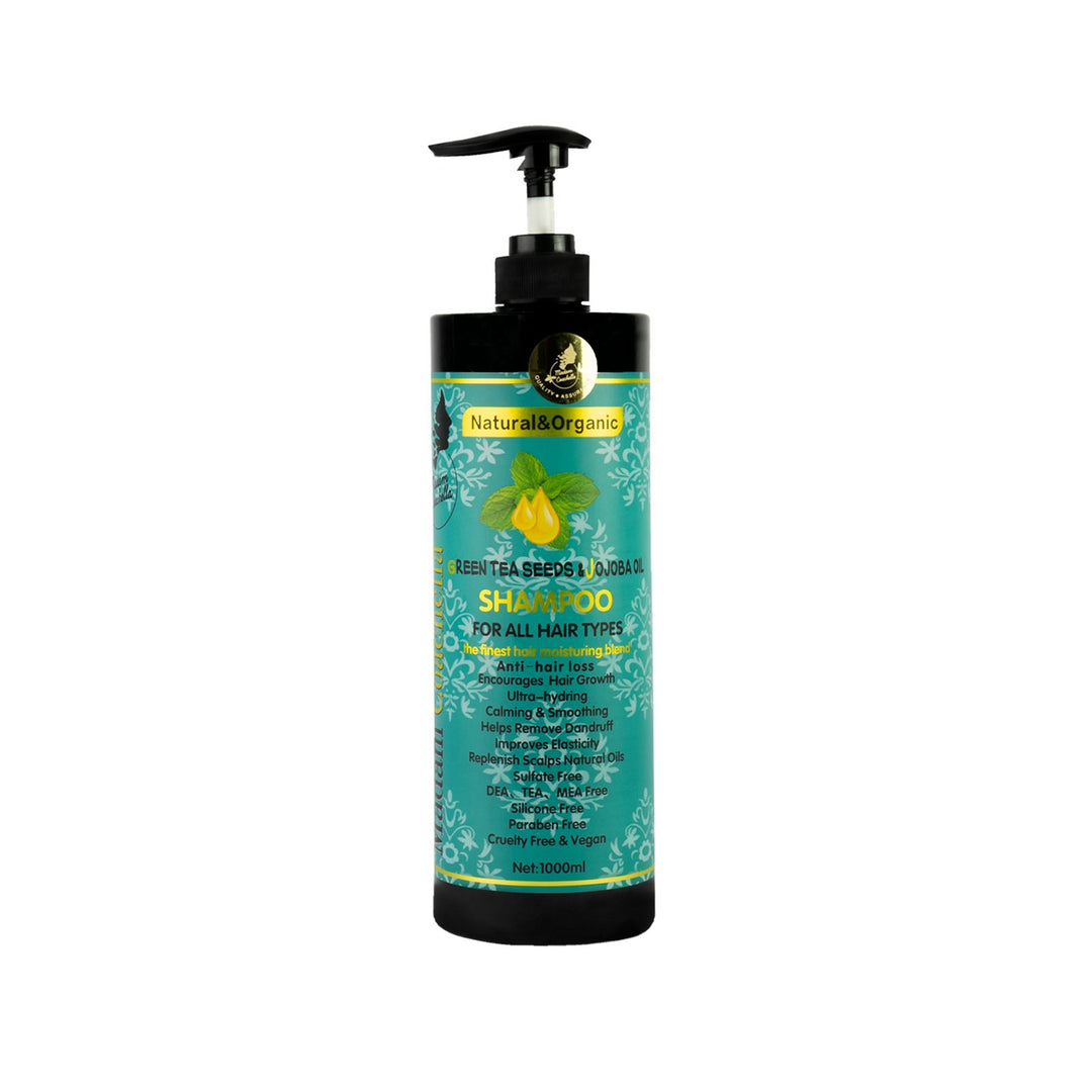 Madam Coachella Green Tea Seeds & Jojoba Oil - 1000ml | مدام كوتشيلا شامبو بالشاي الأخضر و زيت الجوجوبا - 1000 مل